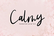 Calmy | Handwritten Script Font, a Script Font by Yuby Creative (Thumbnail 1 of 6)