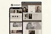 Showit Website Template Photography, an App Template by Branding Babe Co. (Thumbnail 1 of 9)