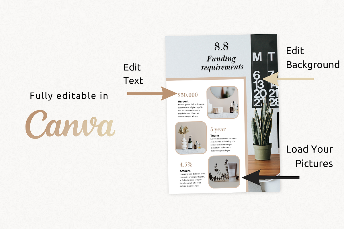 Business Plan Template Canva, a Presentation Template by PittaFinePrint (Photo 8 of 10)