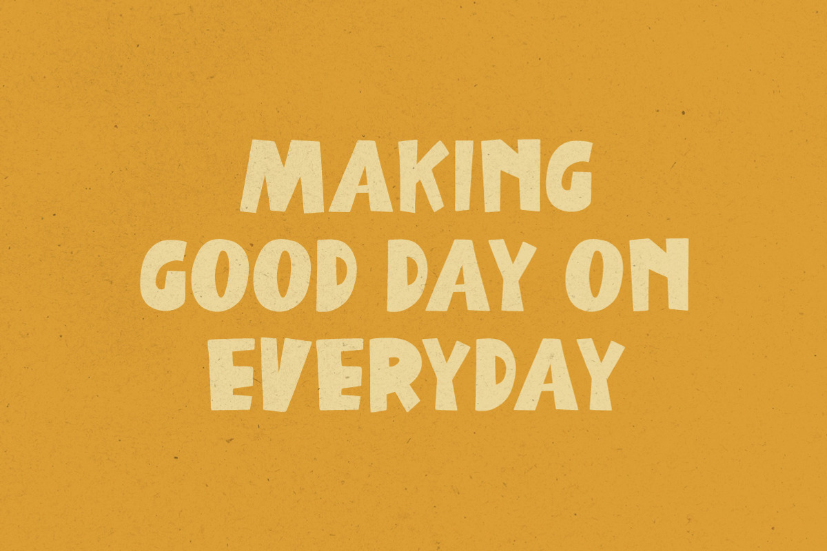 Cafe Corner Retro Display Font Duo, a Handwritten Font by Littlehand (Photo 8 of 9)