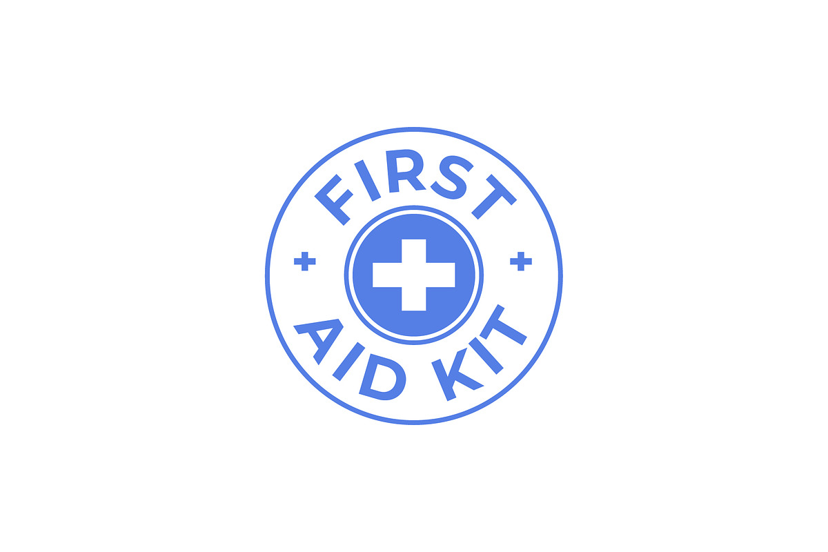 emblem of first aid kit logo element, a Branding & Logo Template by Pyruos ID