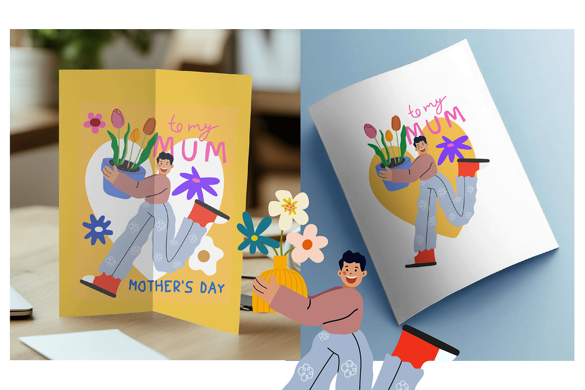 Mother's Day Collection, a Seasonal Illustration by Luamor (Photo 7 of 16)