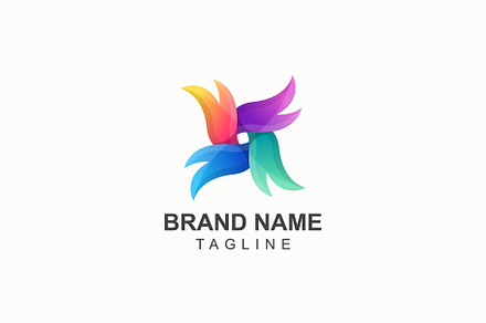 Colorful Flower Logo