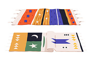 Floor carpets, rugs, mats set, an Object Illustration by Good Studio (Thumbnail 4 of 7)