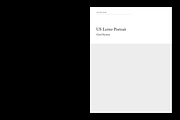 Serif US Letter Brochure Template, a Brochure Template by Stephen Kelman (Thumbnail 2 of 9)