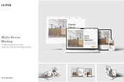 Multi Device Mockup, a Device Mockup by scribrostudio (Thumbnail 1 of 11)
