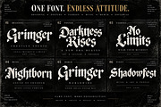 Grimger, a Blackletter Font by Wow Magic (Thumbnail 2 of 5)