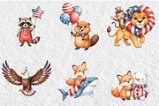 American Patriotic Animal Png, an Illustration by GatewayDesign (Thumbnail 3 of 6)