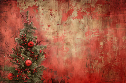 A beautifully adorned Christmas tree, a Photo by Tanuart