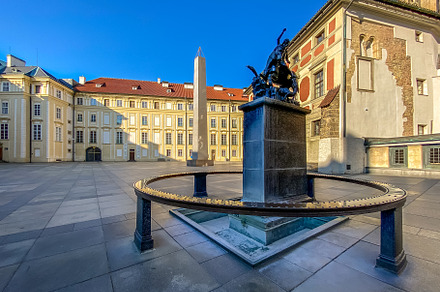 Prague Castle in the spring morning sun, a Holiday Photo by PhotoVision Pavel Rezac