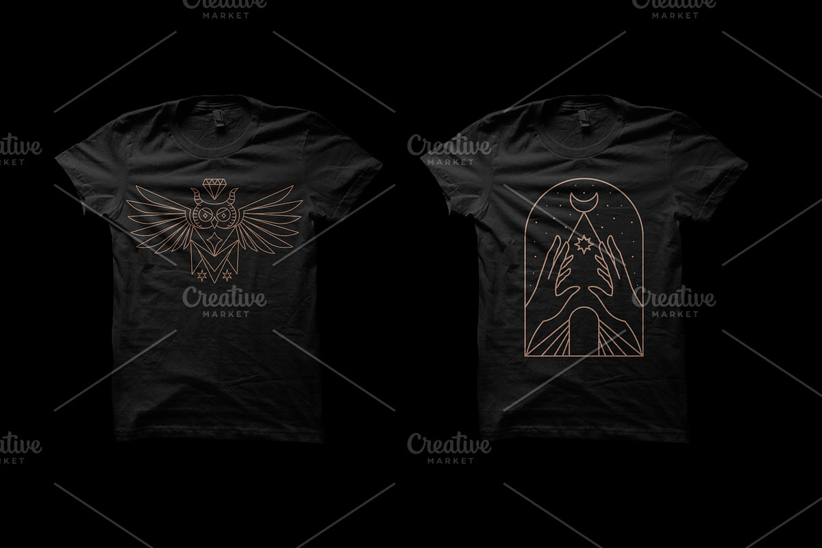 Mystic Symbols. Logo Design kit., a Branding & Logo Template by Noires (Photo 4 of 4)