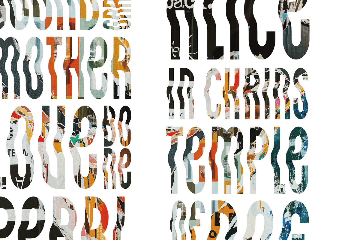 Nevermine - Nineties Type, a Sans Serif Font by ikiiko (Photo 3 of 6)