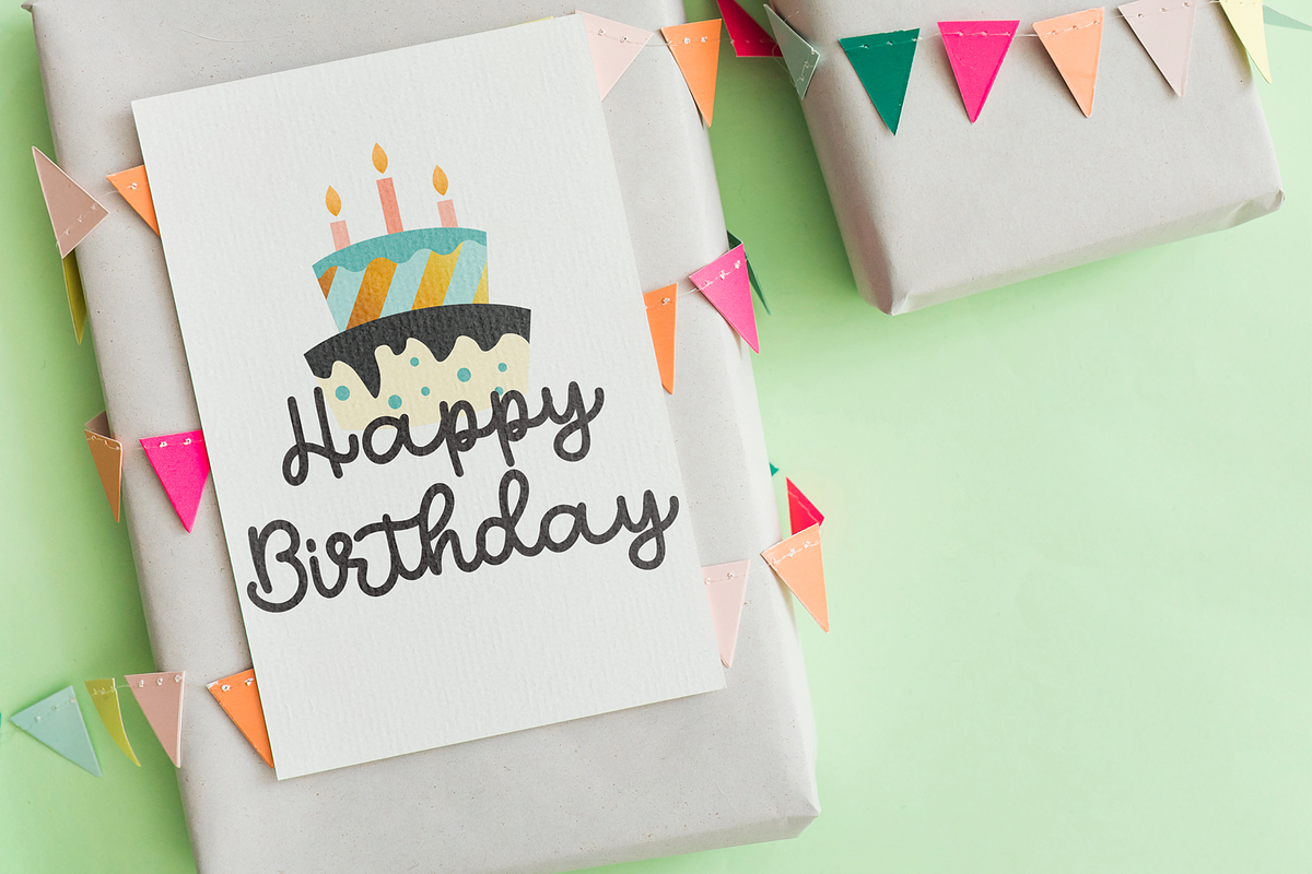 Birthday greeting templates, a Branding & Logo Template by BearyType Studio (Photo 3 of 12)