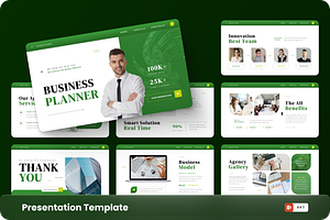 Innovation - Business Plan, a Presentation Template by GraphauseProject