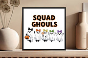 Squad Ghouls PNG Halloween, an Illustration by Black Bird Studio (Thumbnail 4 of 4)