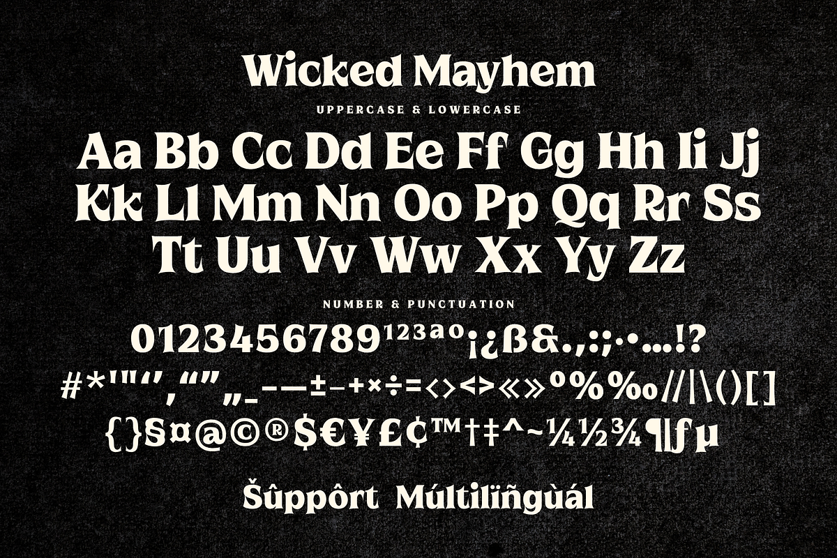 Wicked Mayhem, a Serif Font by Ainun Jinan (Photo 9 of 9)