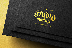 Realistic Logo Mockup, a Product Mockup by mockarts