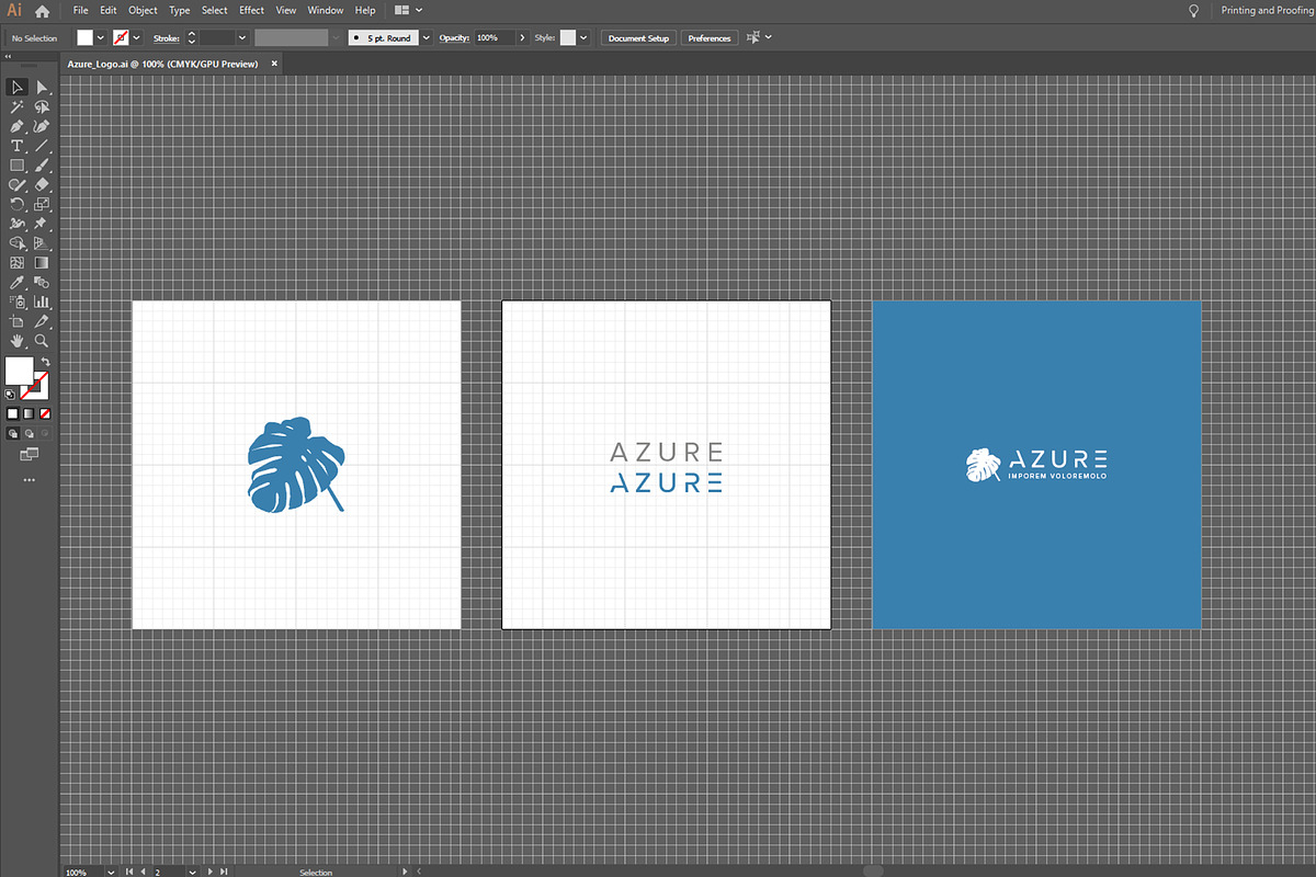 Azure Bank Card, a Card Template by fisihsani (Photo 11 of 11)