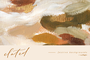 Elated Abstract Painted Backgrounds, a Texture Graphic by eclosque