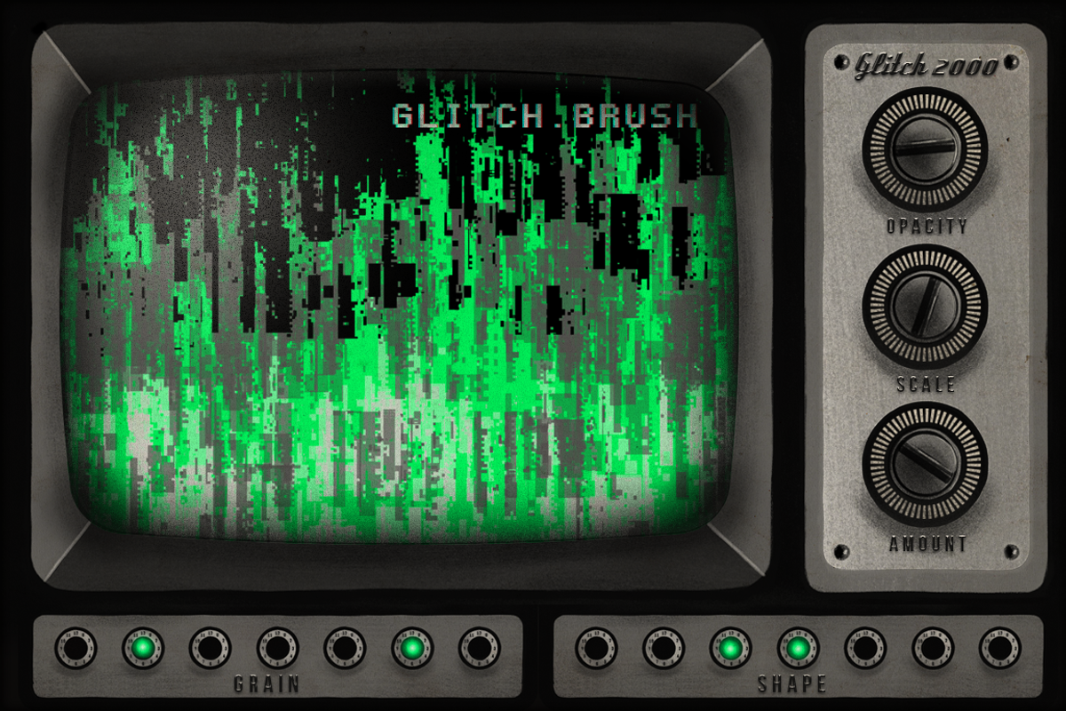 Procreate Glitch brushes - set of 18, a Brush Add-On by MiksKS (Photo 6 of 11)