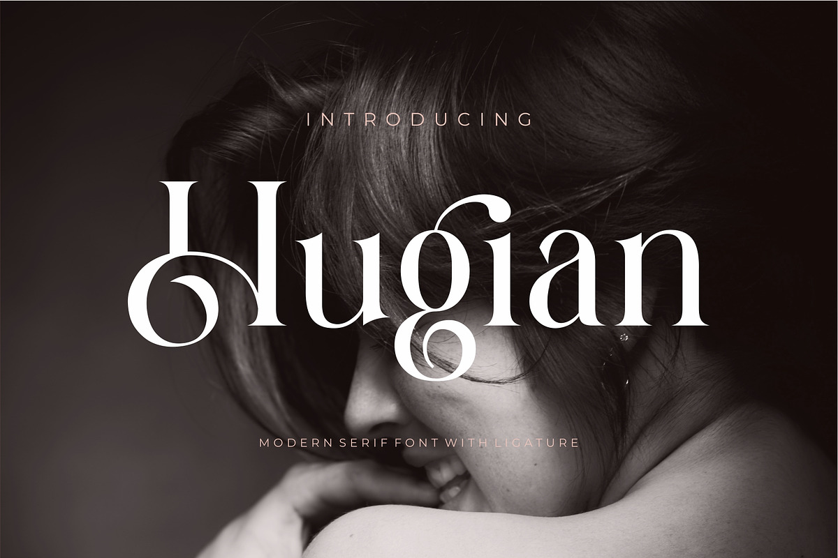 Hugian Modern Serif Font, a Serif Font by Dylla_studio (Photo 1 of 11)