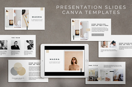 Slide Deck Canva Templates | Masha