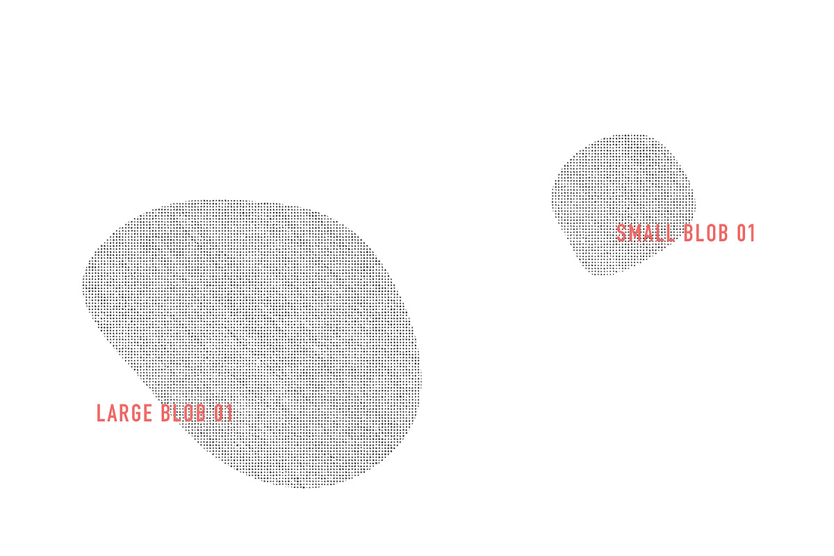 Halftone Blob Textures, a Texture Graphic by GhostlyPixels (Photo 5 of 14)
