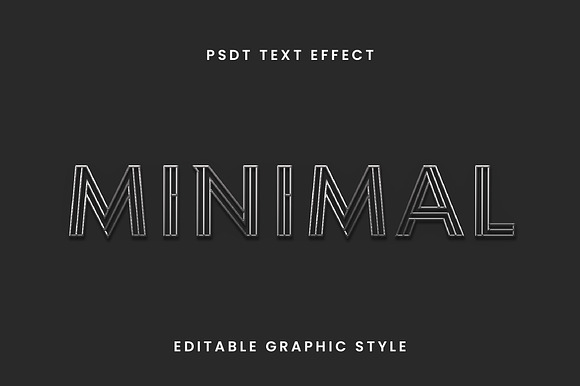 Minimal Chrome Text Effect preview 3