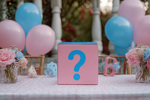 Colorful surprise box at a party, a Photo by Beautiful things