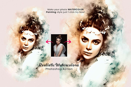 Realistic Watercolor PS Action
