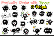 Soot Sprite Soot Ball Vector Clipart, an Object Illustration by ARTify Illustrations (Thumbnail 1 of 5)
