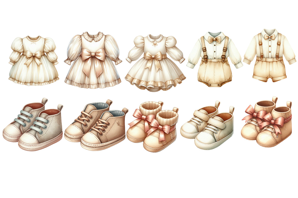 Christmas Baby Clipart, an Illustration by Designworld (Photo 2 of 6)
