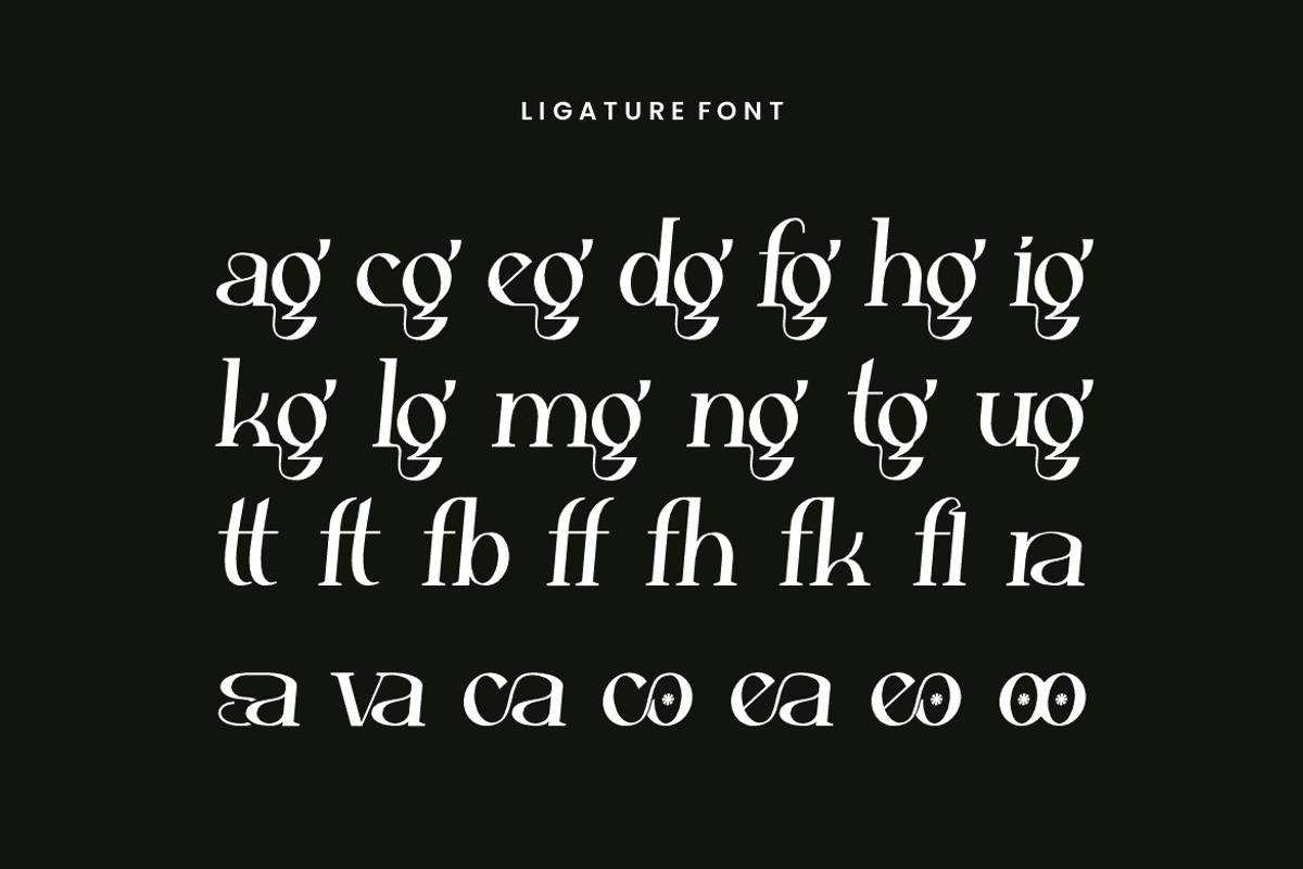 Catgeora - Elegant Serif Font, a Serif Font by QR Design Studio (Photo 7 of 16)