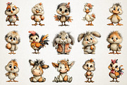 Cute Easter Farm Friends Png Clipart, an Animal Illustration by RobertsArt (Thumbnail 4 of 6)