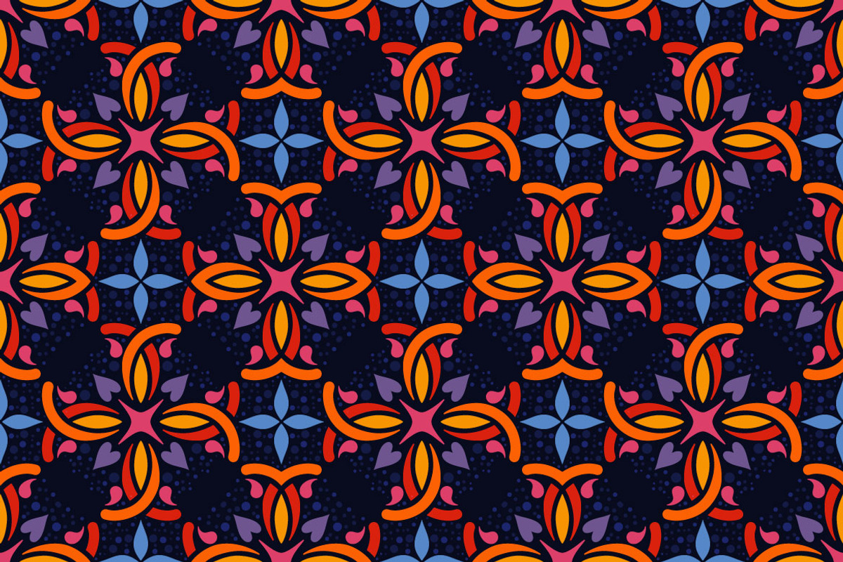 Abstract Colorful Seamless Pattern, a Pattern Graphic by Mightyfire