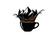 Mountain Coffee Cup Design Bundle, an Illustration by yasushie (Thumbnail 22 of 31)