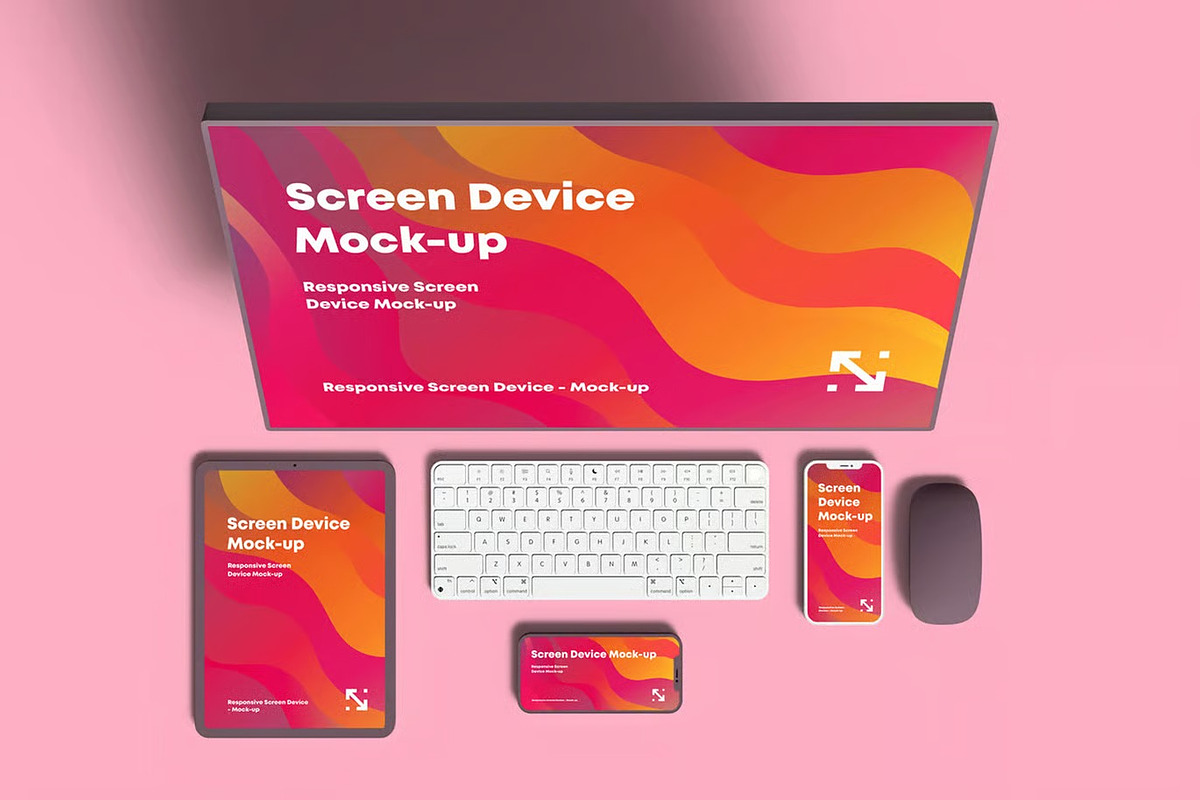Responsive Clay Screen Device Mockup, a Device Mockup by zippypixelstudio (Photo 11 of 13)