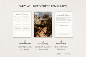 Goal Setting Workbook Template Canva