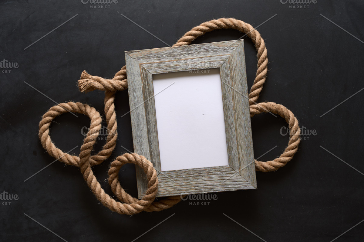 Nautical Rope Picture Frame Mockup, a Mockup by Kudzu Camera (Photo 5 of 5)