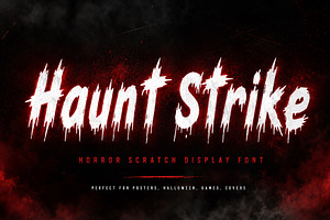 Haunt Strike, a Serif Font by Wow Magic