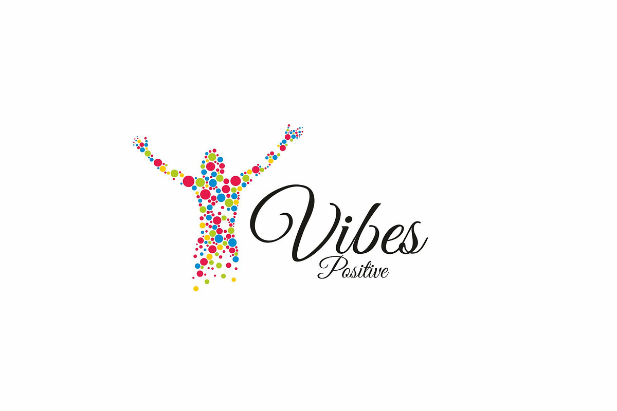Positive Vibes - Logo Template, a Branding & Logo Template by Igor Maric (Photo 2 of 2)