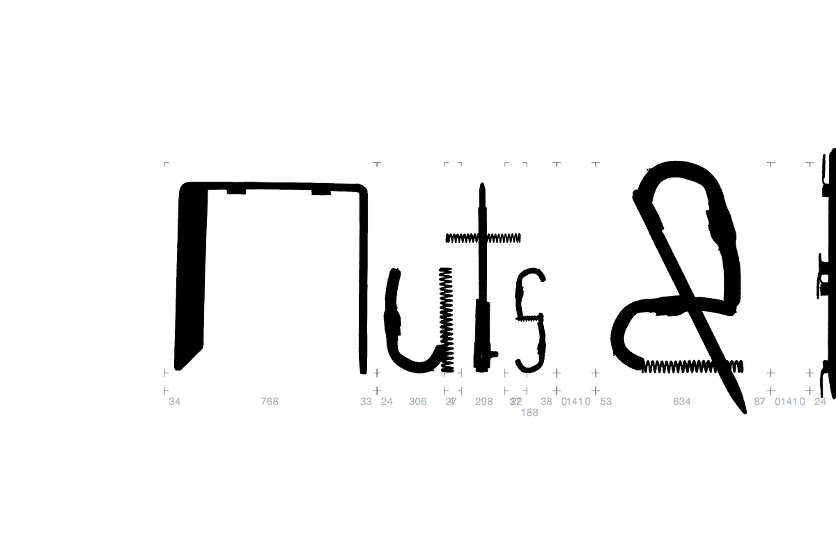Junk Font preview 3