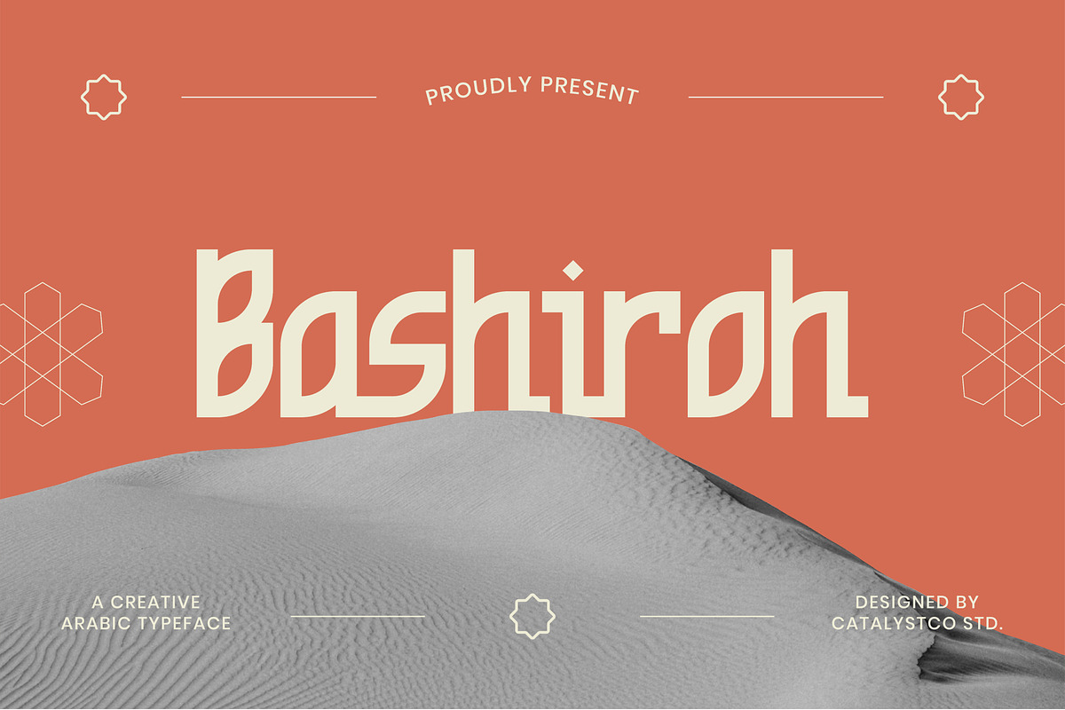 Bashiroh Arabic Font, a Script Font by Catalystco Studio (Photo 1 of 7)