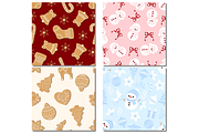 Christmas Seamless Patterns #3, a Pattern Graphic by wind mill (Thumbnail 3 of 3)