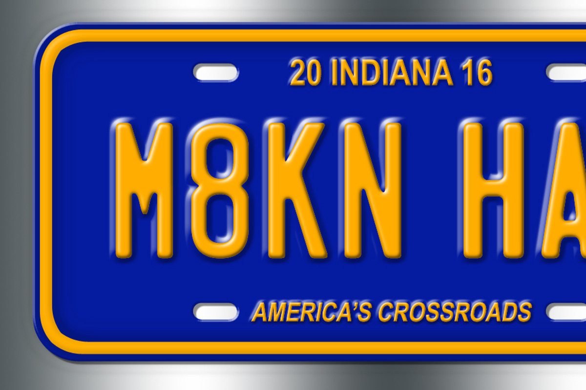 Vanity License Plate PSD Template!, an Object Graphic by Blue Lightning TV (Photo 4 of 5)