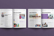 School Education Brochure Template, a Brochure Template by E-Type (Thumbnail 3 of 8)