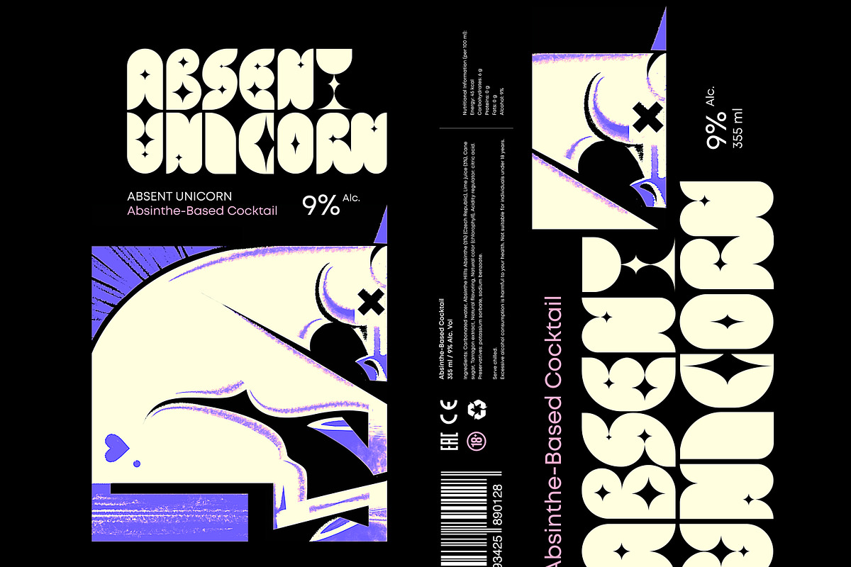 ABSENTUN – FREE Decorative Display, a Symbol Font by Daniel Shubin (Photo 4 of 6)