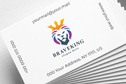 Brave King Lion Logo, a Branding & Logo Template by Design_Planet (Thumbnail 4 of 5)