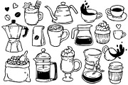 Coffee. doodle collection, a Food Illustration by made by Tanya (Thumbnail 2 of 3)