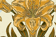 Vintage Lily and Lace, a Pattern Graphic by NayaChu (Thumbnail 8 of 9)